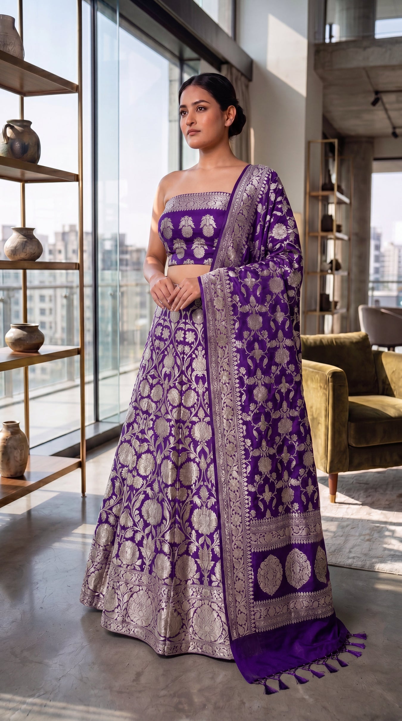Handloom Banarasi Lehengas