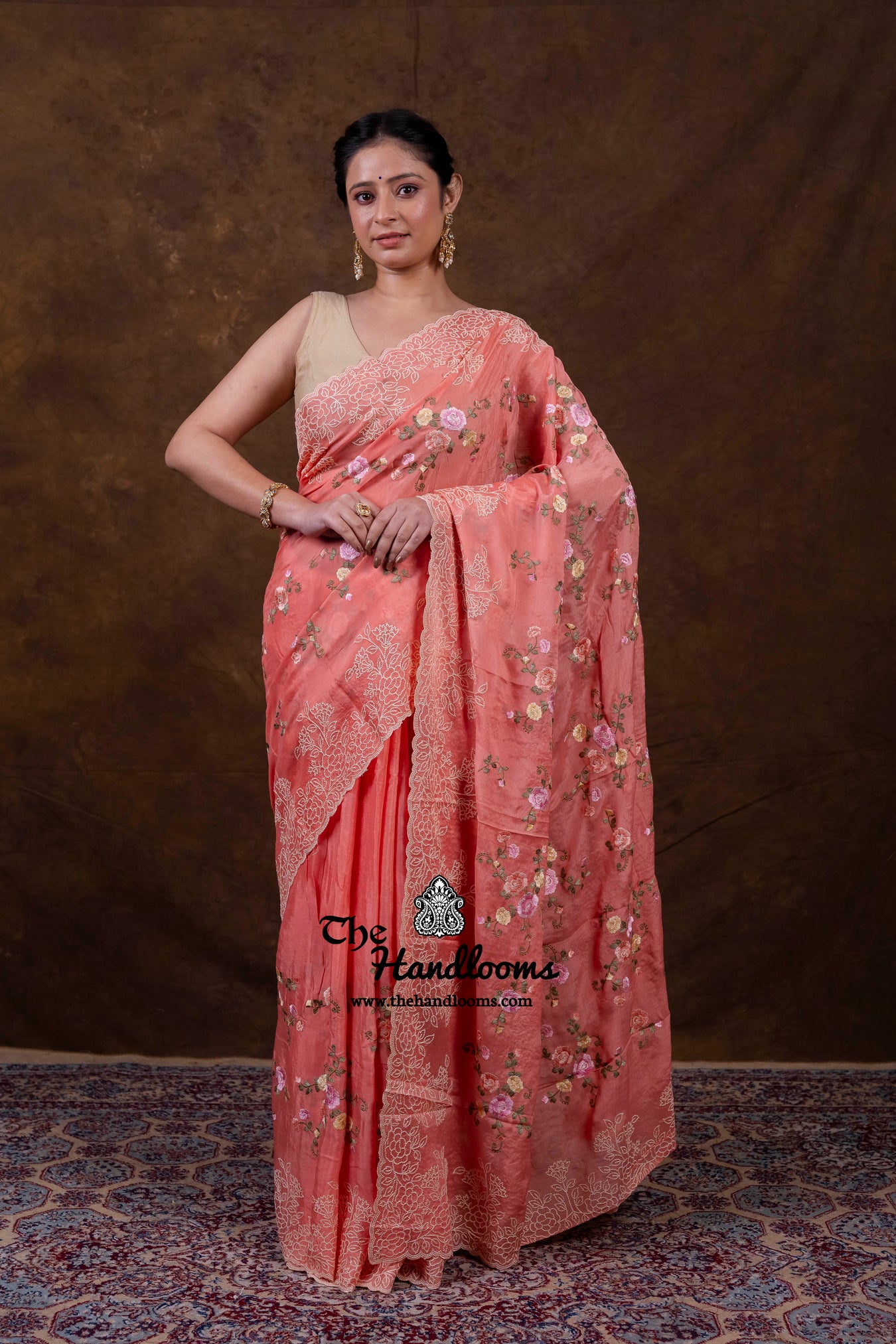 Georgette Chikankari - The Handlooms