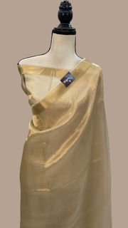 Pure Kora Tissue Handloom Banarasi Saree - The Handlooms