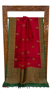 Pure Kora Handloom Banarasi Saree - The Handlooms