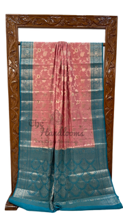 Pure Chiniya Silk Handloom Banarasi Saree - The Handlooms