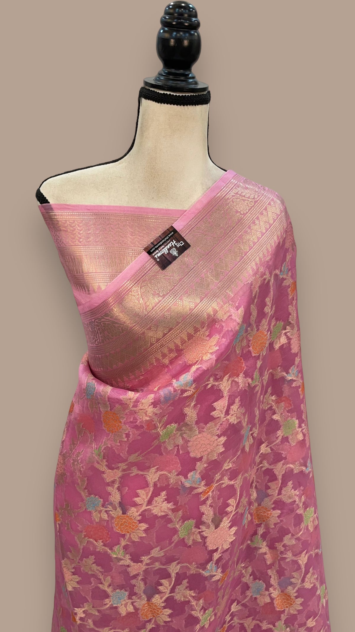 Pure Kora Handloom Banarasi Saree