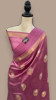 Pure Mango Silk Banarasi Handloom Saree - The Handlooms