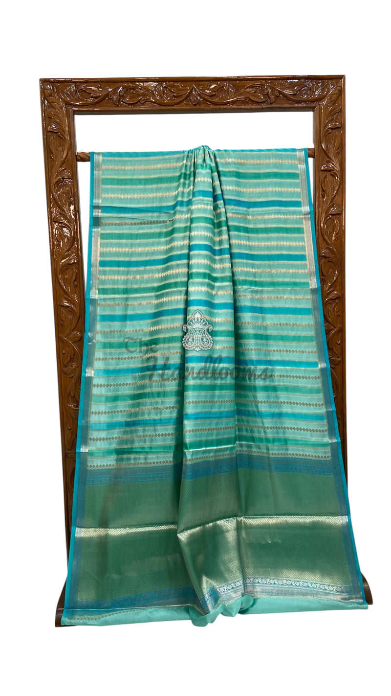 Pure Mango Silk Banarasi Handloom Saree
