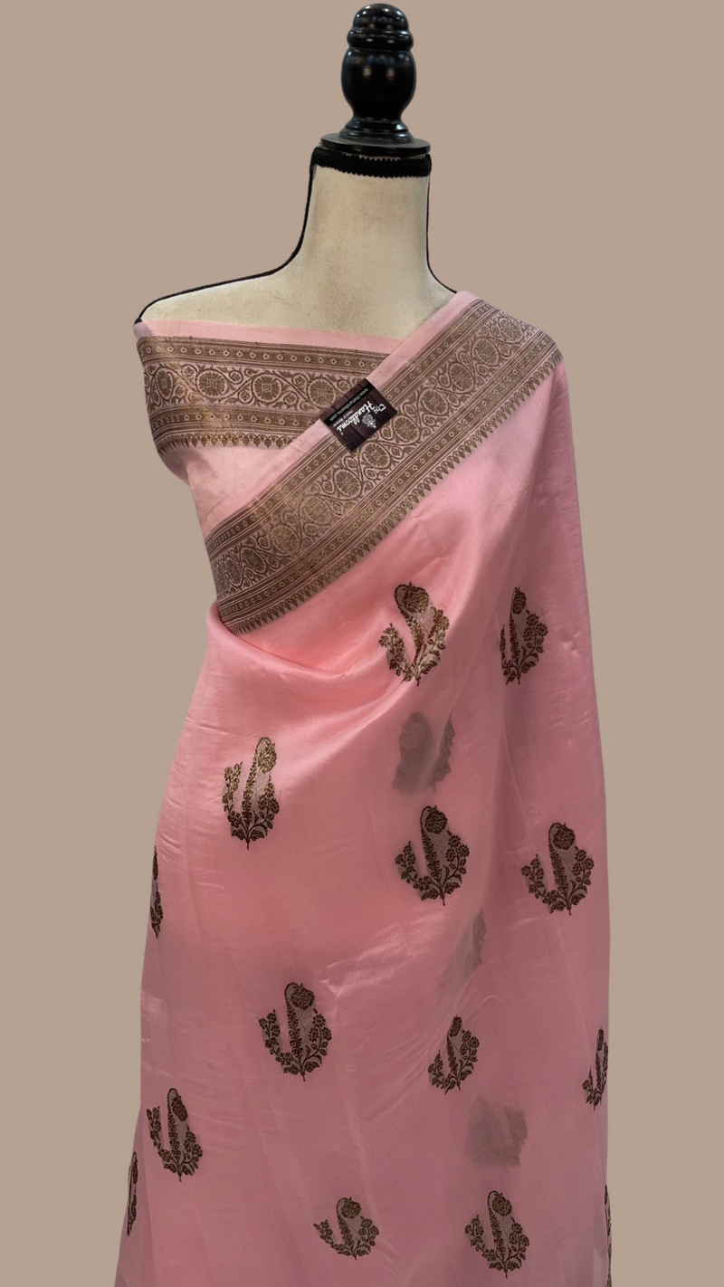 Pure Kora Handloom Banarasi Saree - The Handlooms