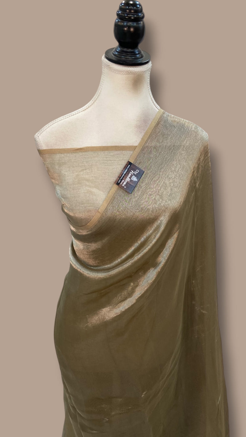 Pure Tissue Silk Handloom Banarasi Saree