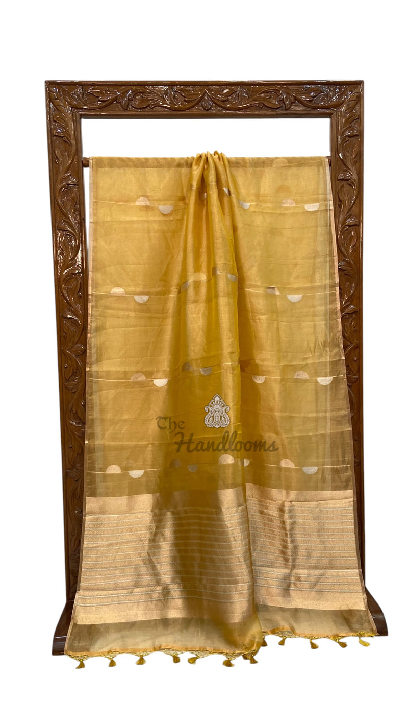 Pure Kora Tissue Silk Handloom Banarasi Saree
