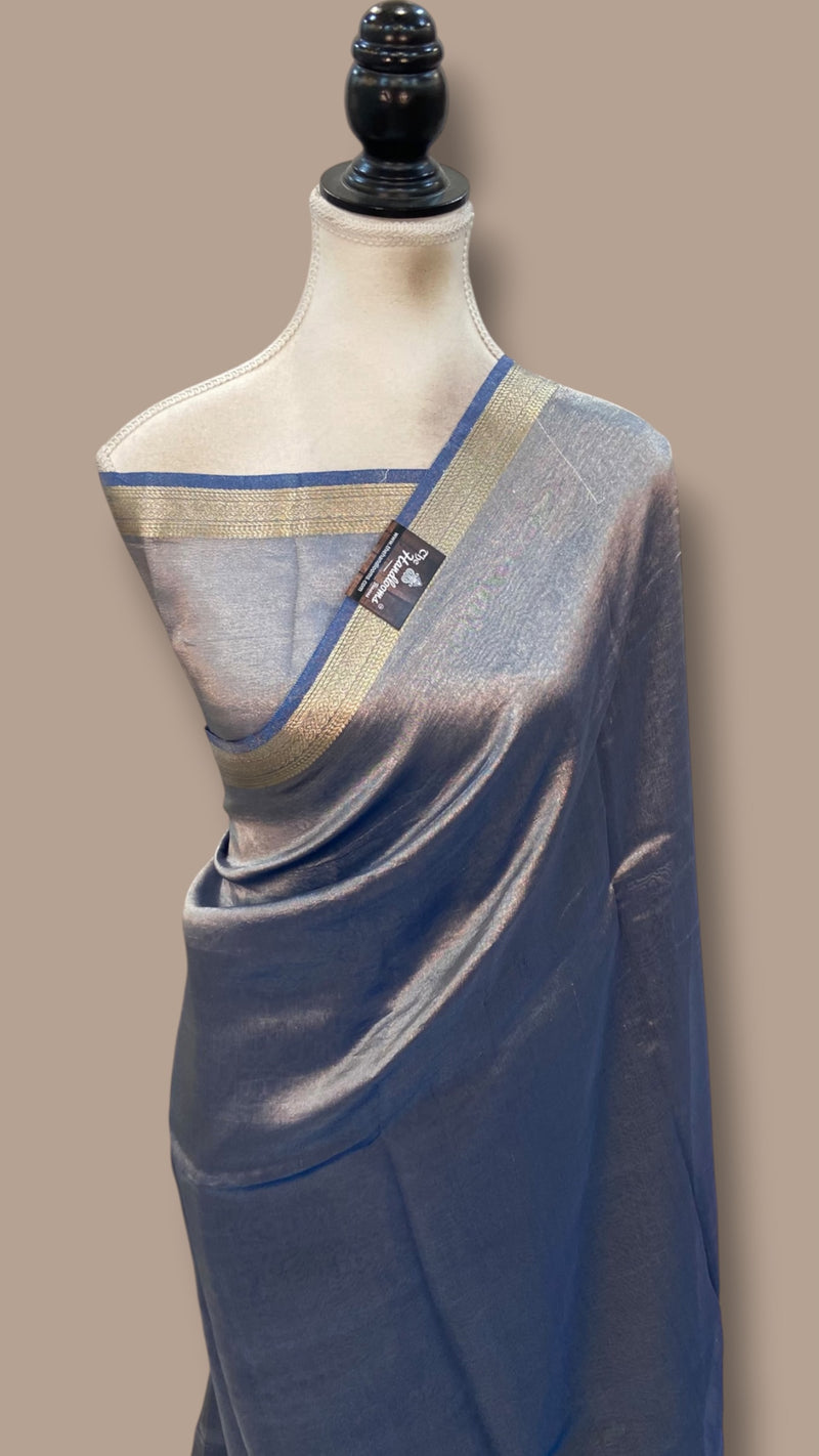 Pure Kora Tissue Handloom Banarasi Saree