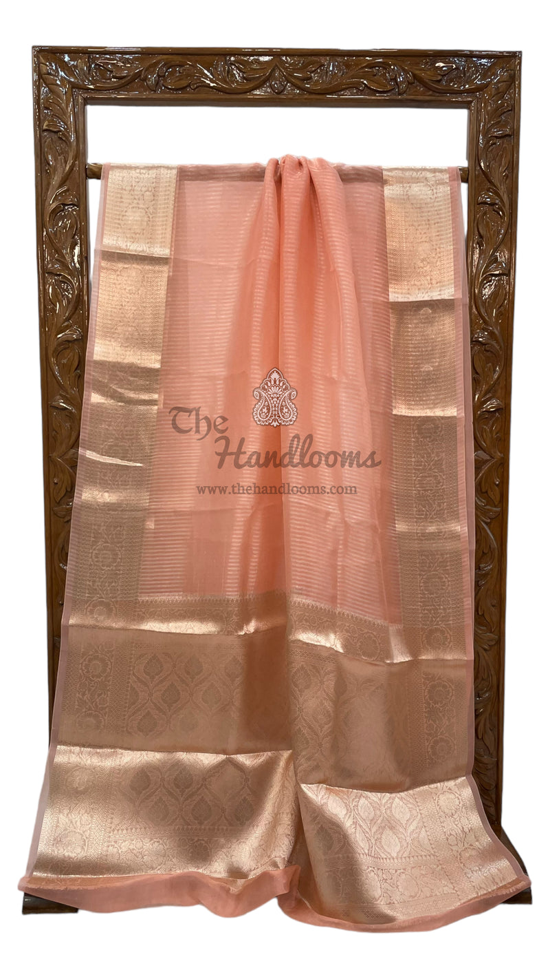 Pure Kora Handloom Banarasi Saree - The Handlooms