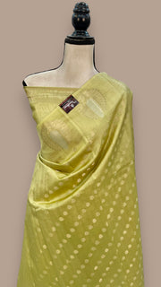 Pure Mango Silk Banarasi Handloom Saree - The Handlooms