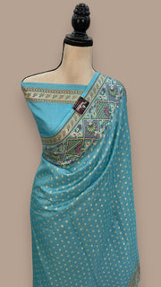 Pure Tussar Silk Handloom Banarasi Saree - The Handlooms