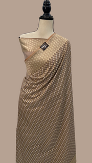 Pure Cotton Banarasi Brocade Handloom Saree - The Handlooms