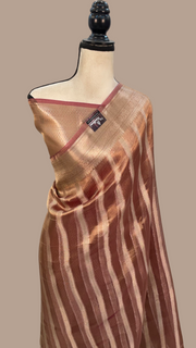 Pure Kora Tissue Handloom Banarasi Saree - The Handlooms