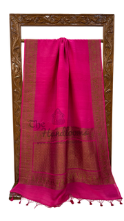 Tussar Georgette Handloom Banarasi Saree - The Handlooms