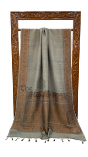 Tussar Georgette Handloom Banarasi Saree - The Handlooms