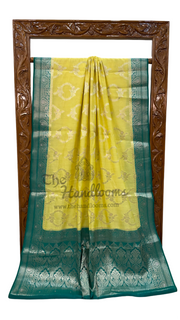 Pure Chiniya Silk Handloom Banarasi Saree - The Handlooms