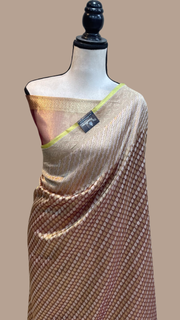 Pure Tissue Reshmi zari Banarasi Saree - The Handlooms