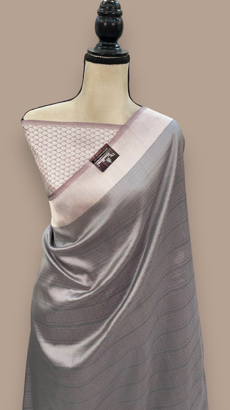 Pure Katan Silk Banarasi Handloom Saree - Tanchui Brocade - The Handlooms