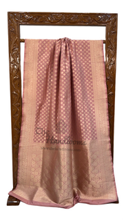 Pure Katan Silk Banarasi Handloom Saree - All over jaal work - The Handlooms