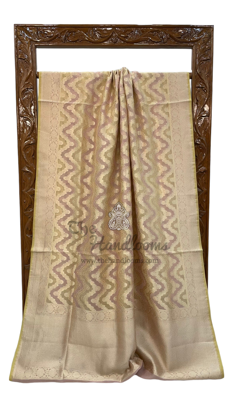 Pure Cotton Banarasi Brocade Handloom Saree - The Handlooms