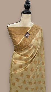 Pure Tussar Silk Handloom Banarasi Saree - The Handlooms