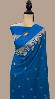 Pure Moonga Khaddi Handloom Banarasi Saree - The Handlooms