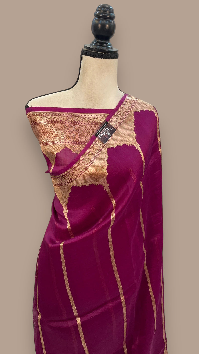 Pure Kora Handloom Banarasi Saree - The Handlooms