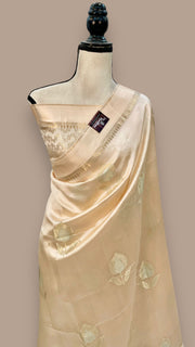 Pure Mango Silk Banarasi Handloom Saree - The Handlooms