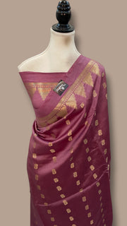 Pure Mango Silk Banarasi Handloom Saree - The Handlooms