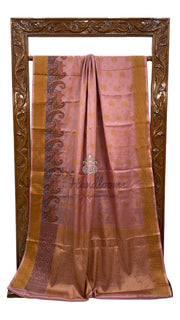 Pure Tussar Silk Handloom Banarasi Saree - The Handlooms