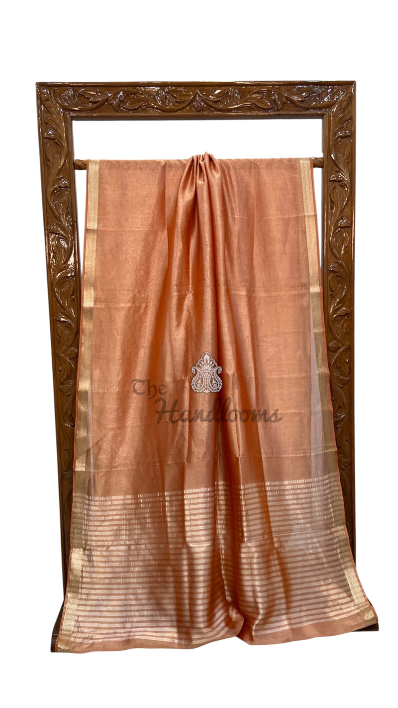 Pure Kora Tissue Handloom Banarasi Saree