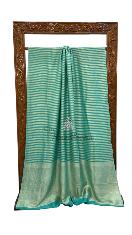 Pure Moonga Silk Handloom Banarasi Saree - The Handlooms