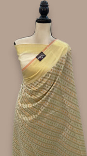 Pure Cotton Banarasi Handloom Saree - The Handlooms
