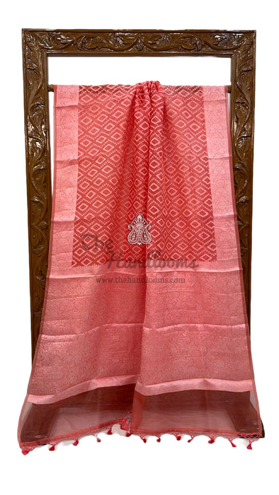 Pure Kora Handloom Banarasi Saree