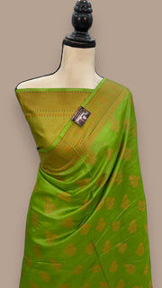 Pure Tussar Silk Handloom Banarasi Saree - The Handlooms
