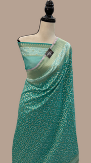 Pure Cotton Banarasi Brocade Handloom Saree - The Handlooms