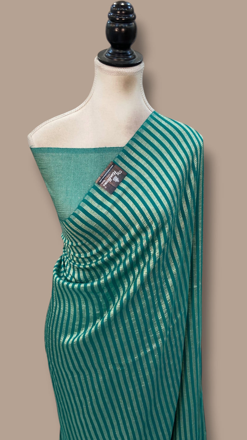 Pure Moonga Silk Handloom Banarasi Saree