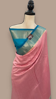 Pure Chiniya Silk Khaddi Handloom Banarasi Saree - The Handlooms
