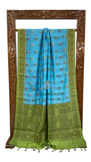 Pure Butter Crepe Banarasi Saree - The Handlooms