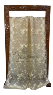 Organza Chikankari Handloom Banarasi Saree - The Handlooms