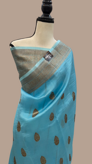 Pure Kora Handloom Banarasi Saree - The Handlooms