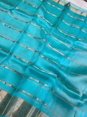 Pure Kora Handloom Banarasi Saree - The Handlooms