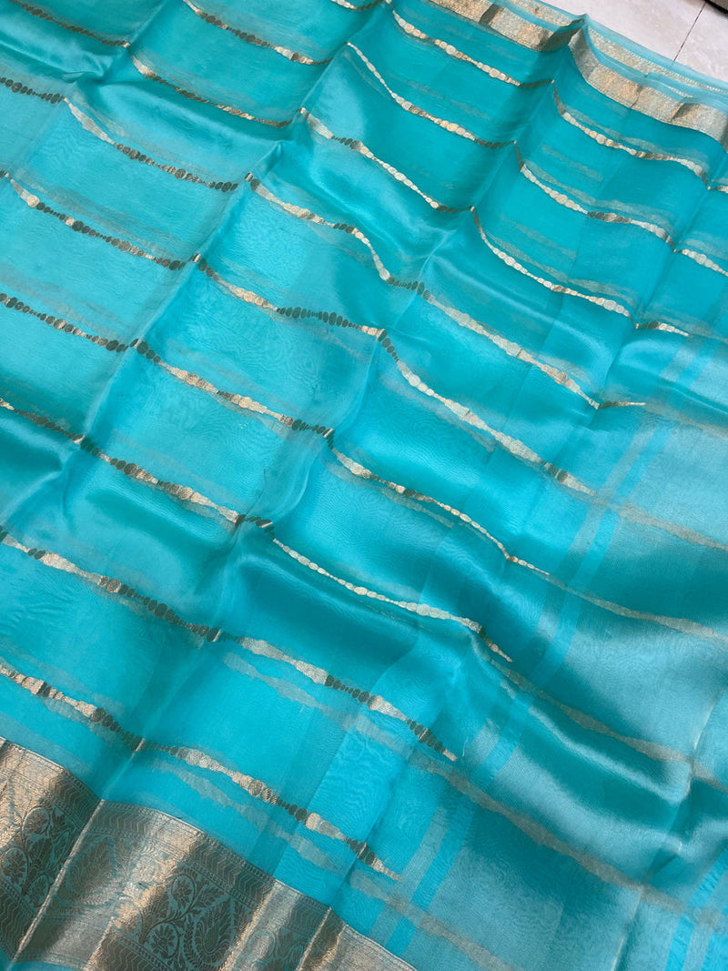 Pure Kora Handloom Banarasi Saree - The Handlooms