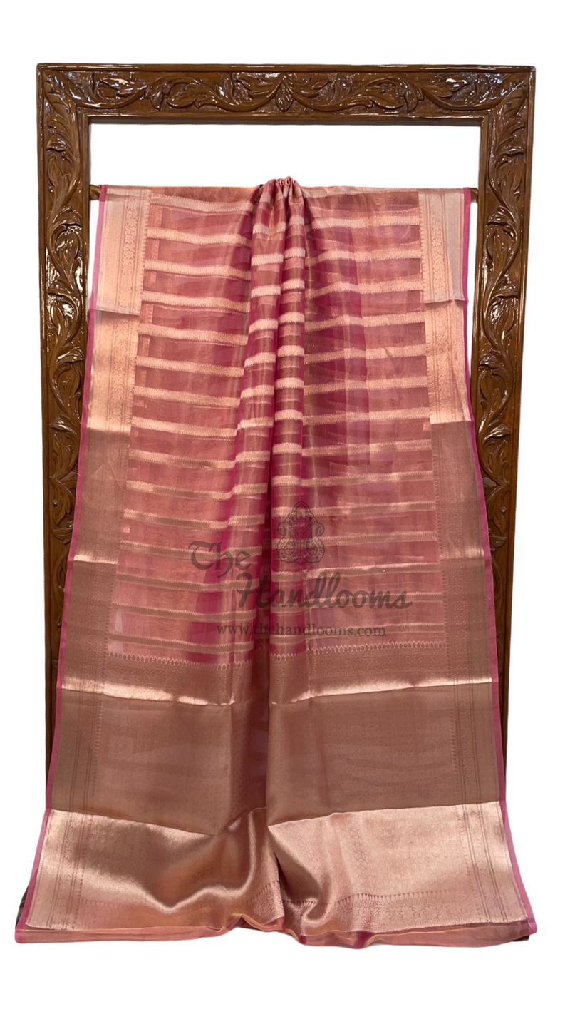 Pure Kora Tissue Handloom Banarasi Saree - The Handlooms