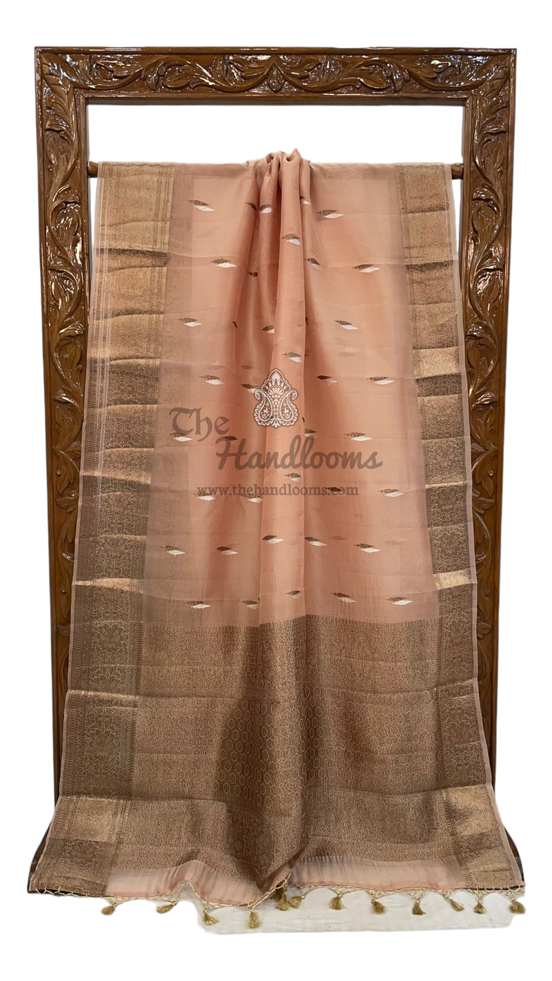 Pure Kora Handloom Banarasi Saree - The Handlooms