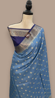 Pure Tussar Silk Handloom Banarasi Saree - The Handlooms
