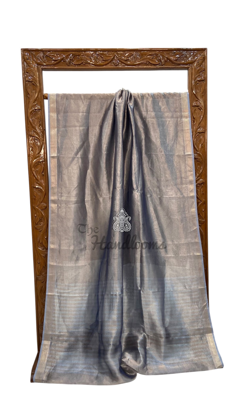 Pure Kora Tissue Handloom Banarasi Saree