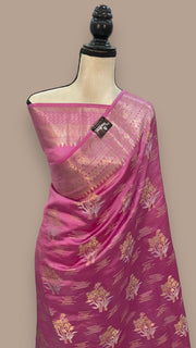 Pure Mango Silk Banarasi Handloom Saree - The Handlooms
