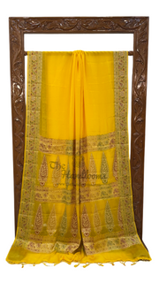 Pure Chiffon Khaddi Banarasi Saree - The Handlooms