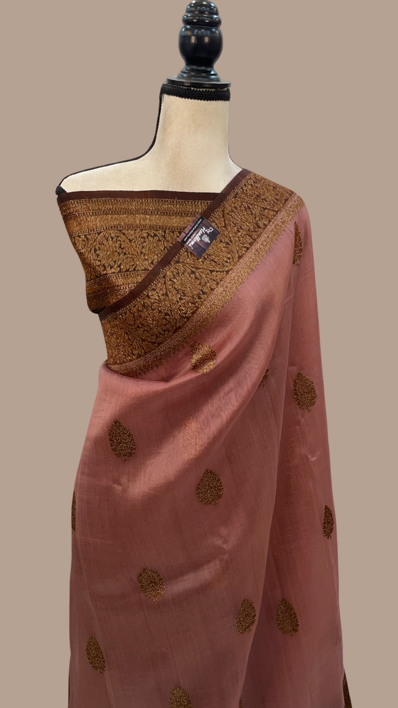 Pure Kora Handloom Banarasi Saree - The Handlooms